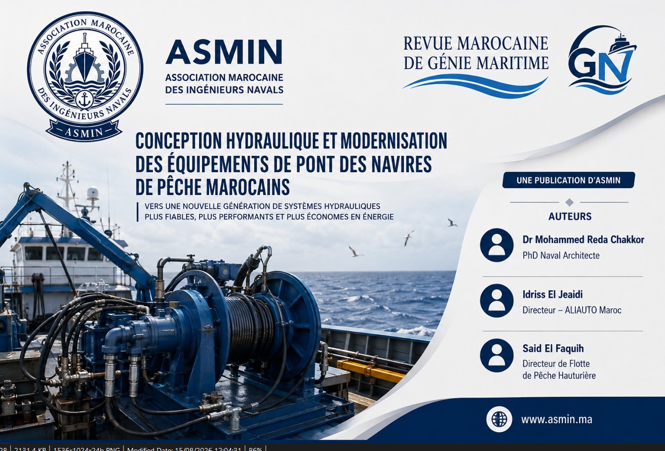 Lire la suite à propos de l’article Conception hydraulique et modernisation des équipements de pont des navires de pêche marocains