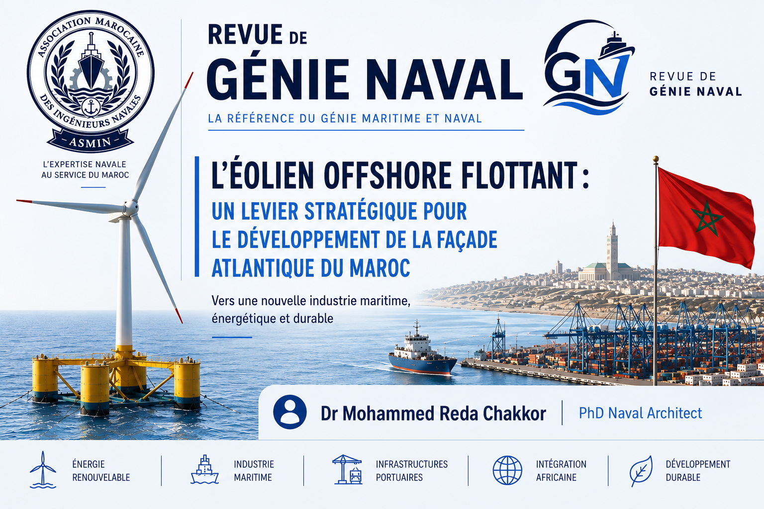 Lire la suite à propos de l’article L’éolien offshore flottant : un levier stratégique pour le développement de la façade atlantique du Maroc